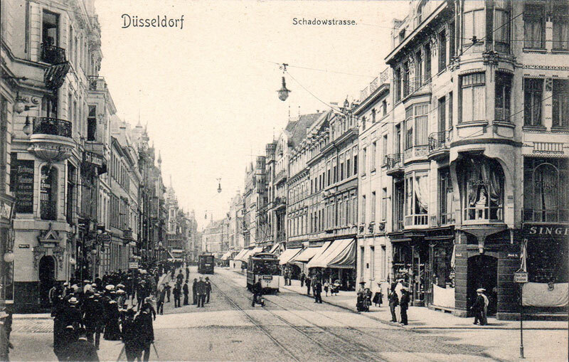 Schadowstraße vor 100 Jahren